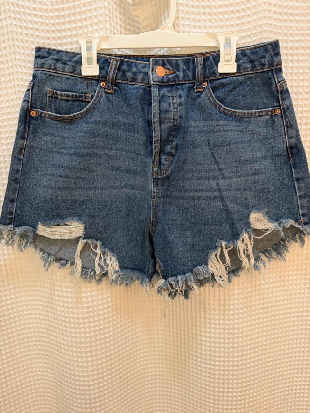 Wild Fable Distressed Frayed Hem Denim Shorts